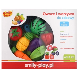 Owoce i warzywa do zabawy Smily Play SP83885 zestaw do krojenia